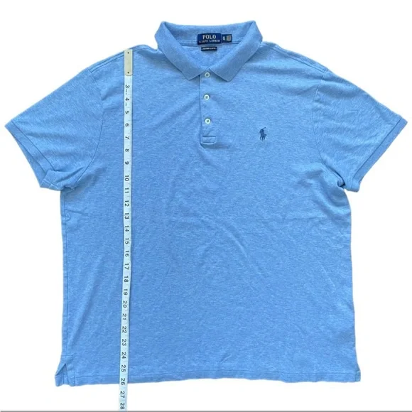 Light Blue Polo Ralph Lauren Polo Shirt (XL) - Picture 11 of 11
